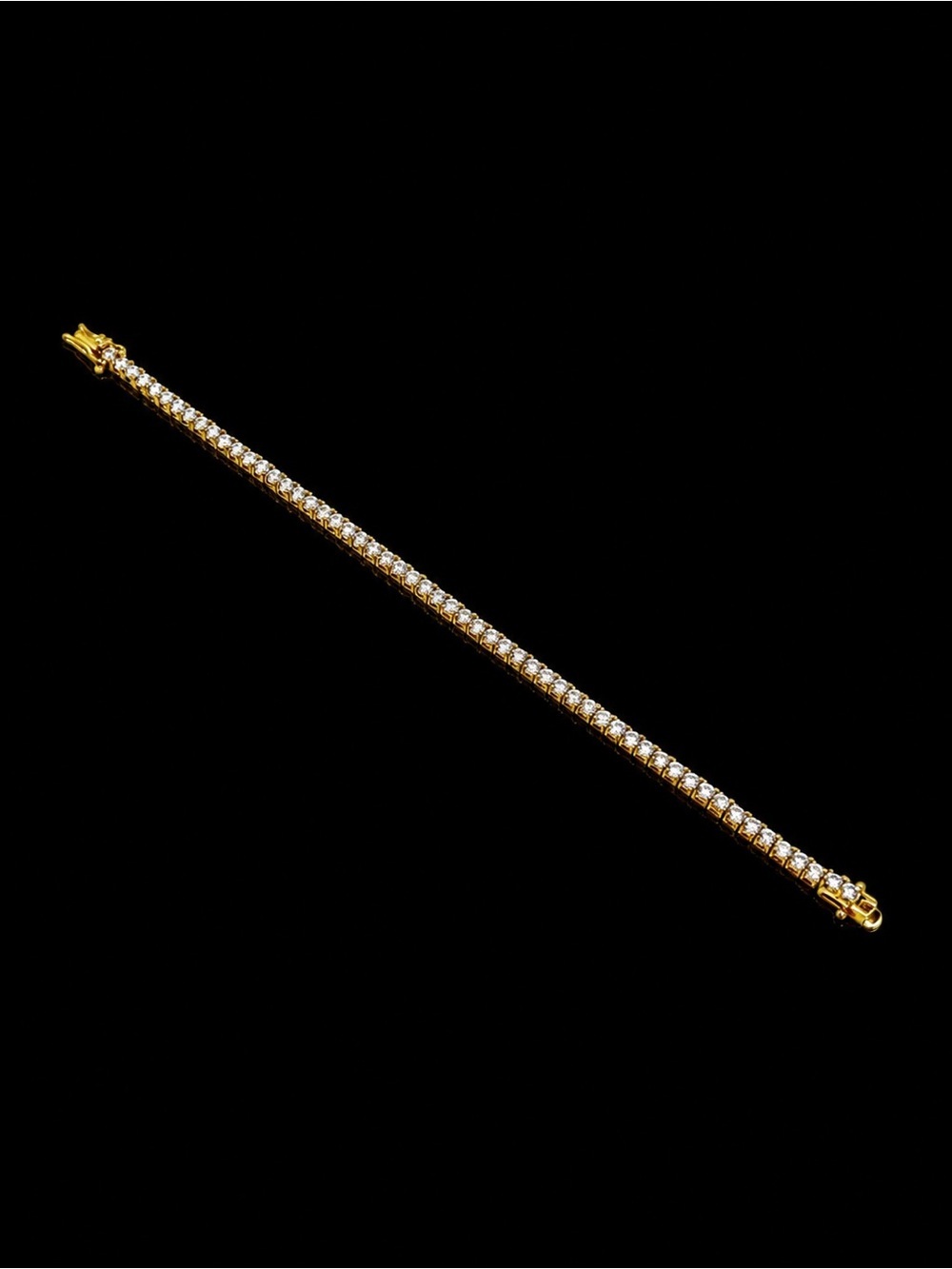 18K Gold Plated, 5.6CTW Moissanite Tennis Bracelet